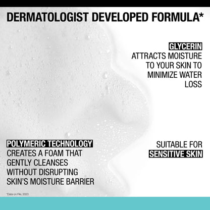 (2 Pack)  Ultra Gentle Foaming Facial Cleanser, Daily Face Wash, 12 Fl. Oz