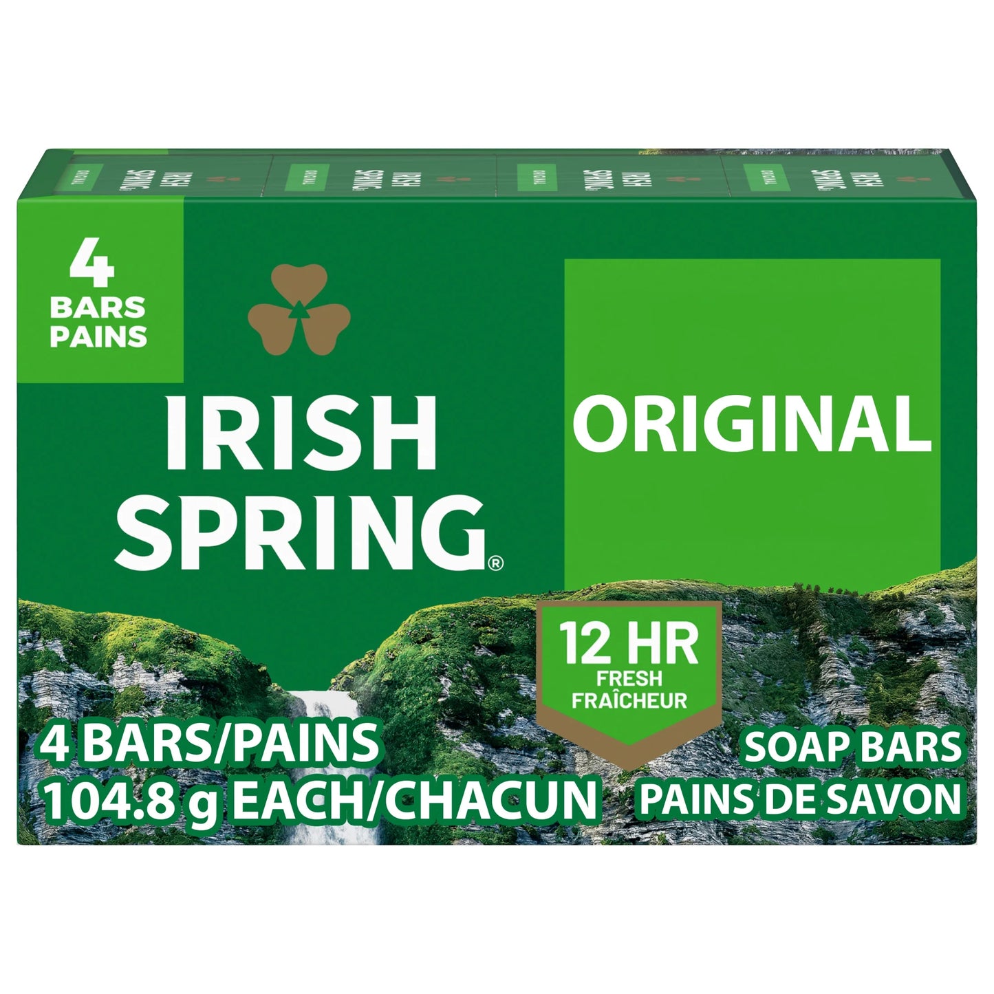 (8 Pack)  Original Deodorant Bar Soap for Men, with Flaxseed Oil, 3.7 Oz Bar (4 Pack)