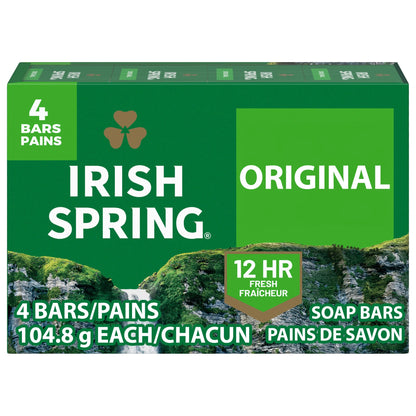 (8 Pack)  Original Deodorant Bar Soap for Men, with Flaxseed Oil, 3.7 Oz Bar (4 Pack)