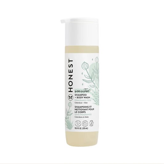 The  Company Sensitive 2-In-1 Shampoo and Body Wash, Fragrance Free, 10 Fl Oz